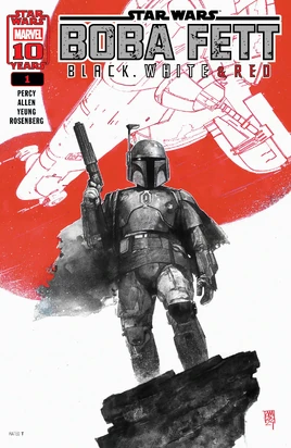 Star Wars: Boba Fett- Black, White, & Red